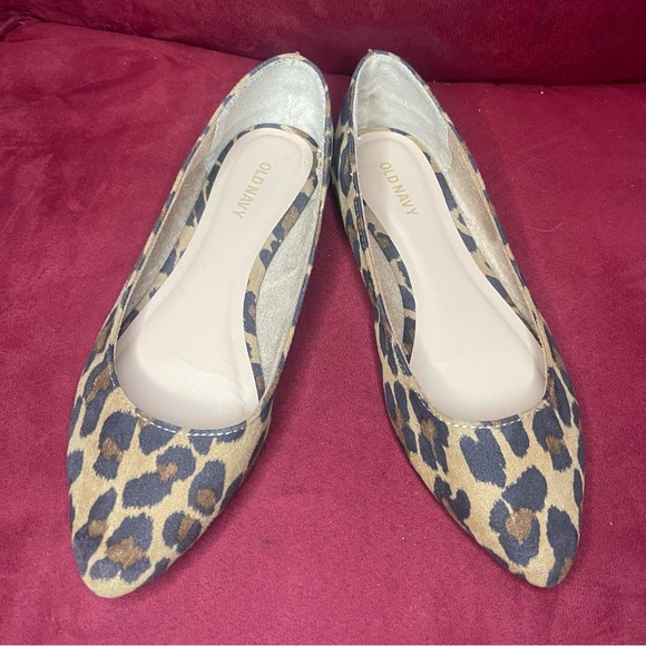 Old Navy Shoes - Old Navy Leopard Print Flats